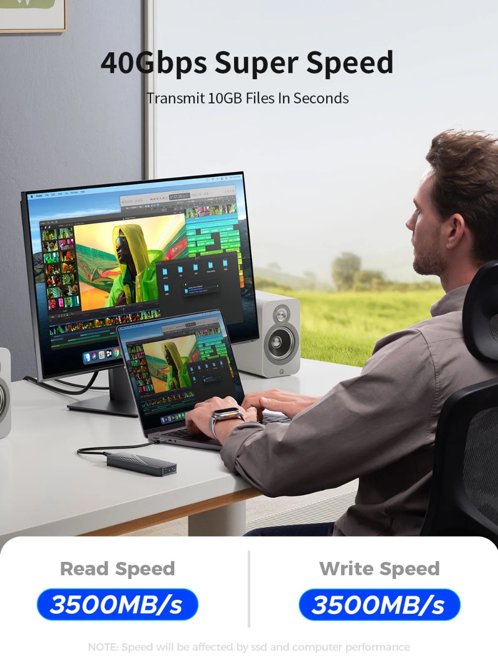 ORICO USB4 40Gbps M.2 NVMe SSD - огляд і ціна Usb4 40Gbps External Ssd 8Tb