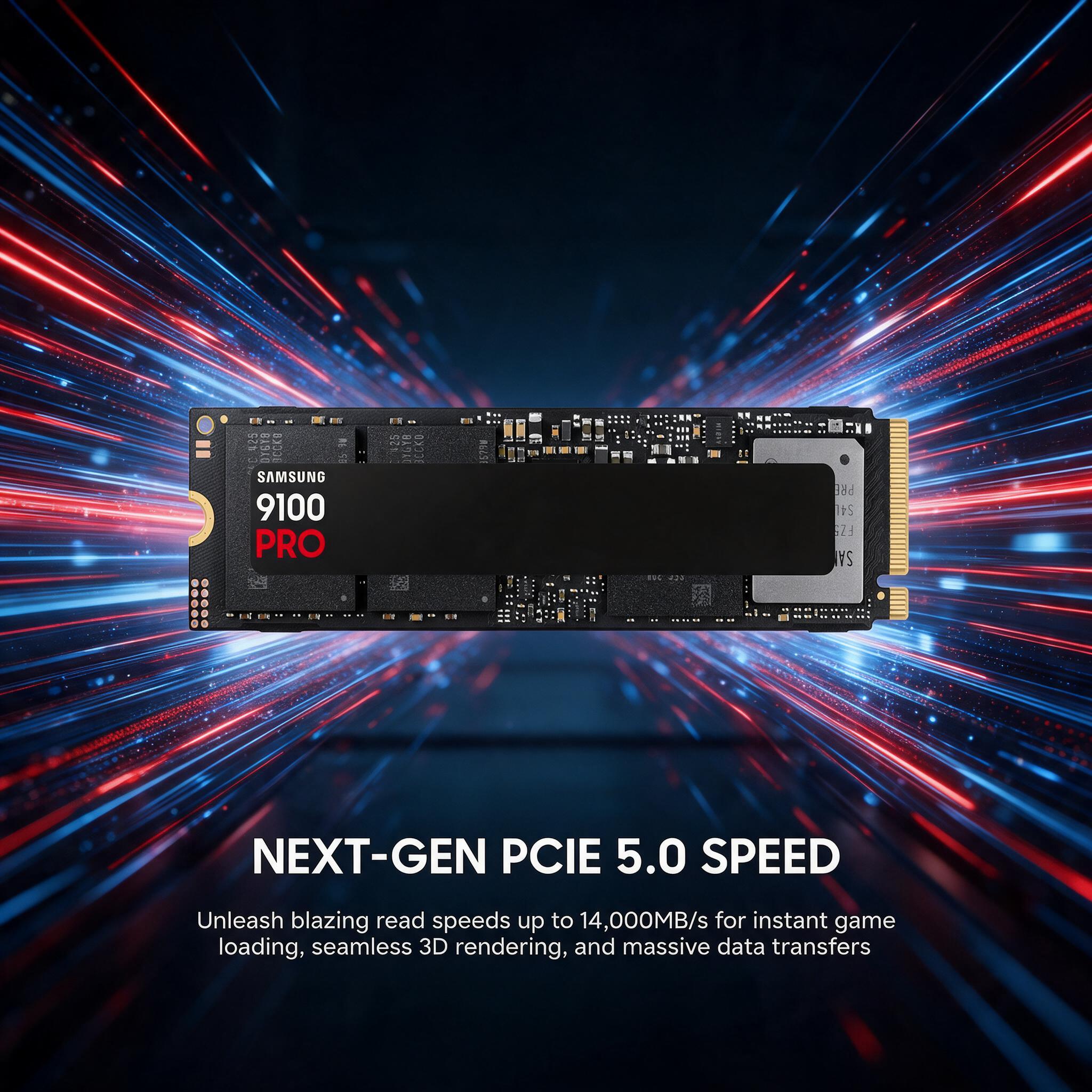 Original SAMSUNG 9100 Pro 1TB  - огляд і ціна Nvme Pcie 5.0 Ssd 4Tb