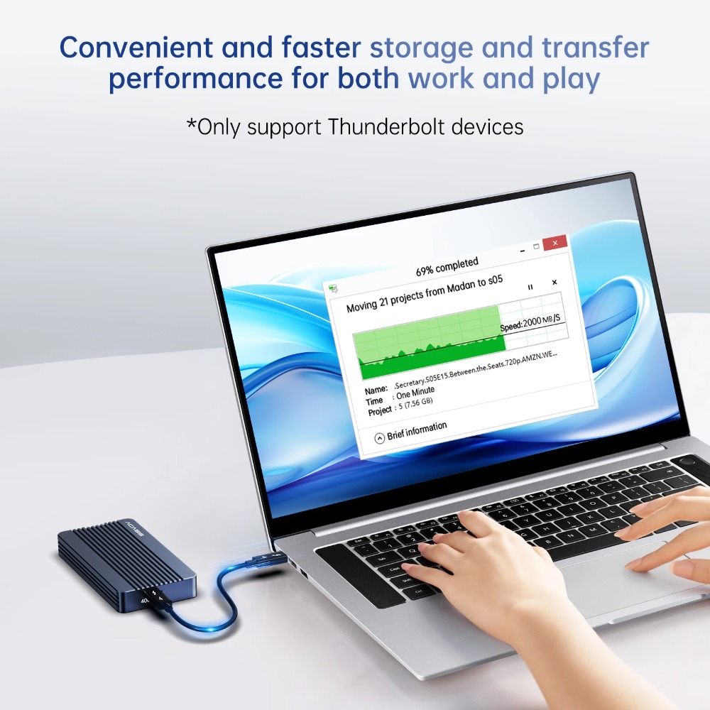 ACASIS 40Gbps M.2 NVMe SSD Enc - огляд і ціна 8Tb M2 Nvme Ssd